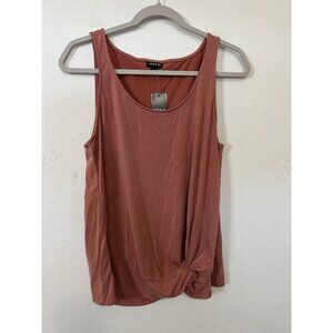 Torrid Redwood Sleeveless Cupro Knot Tank Top Size M/L (00)